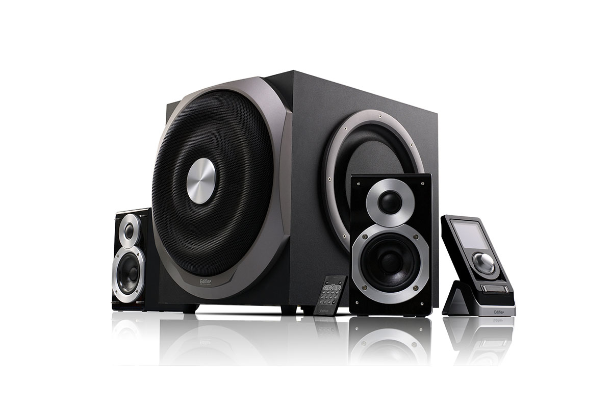 Parlantes Edifier 2.1 M1335 30watts Rms Con Subwofer y control remoto