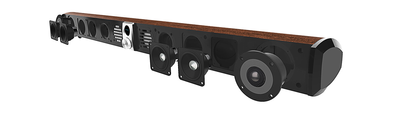 Edifier 漫步者 S50DB 条形音箱蓝牙 v4.1 适用于电影和音乐带低音炮就绪输出和壁挂式