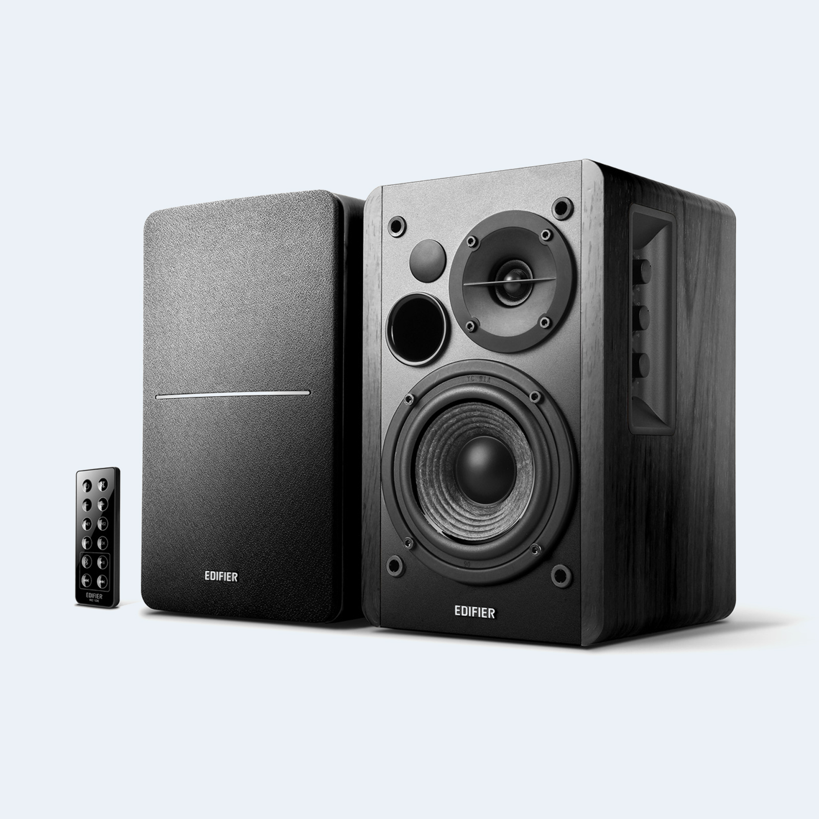 Edifier R1280DB 2.0 Speakers Powered Bluetooth Bookshelf Speaker 42W RMS PC  Speakers RCA AUX Optical Coxial Input,Remote Control - AliExpress