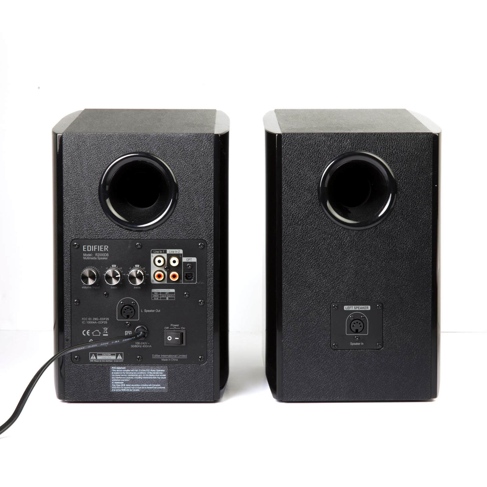 Desktop Speakers With Optical Input R2000DB Bookshelf Speaker With Bluetooth, Optical and RCA Inputs