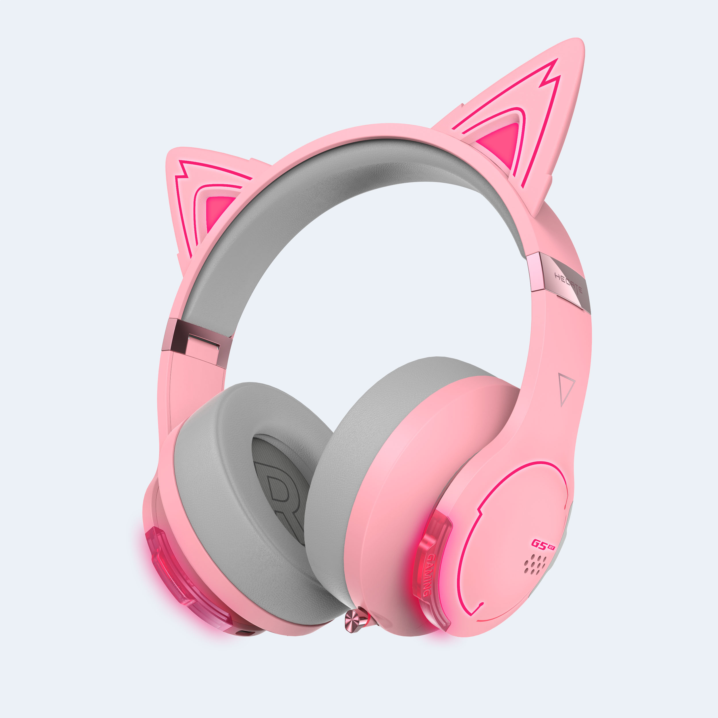 Cat Ear Headphones LED Lights + USB Charging ☆