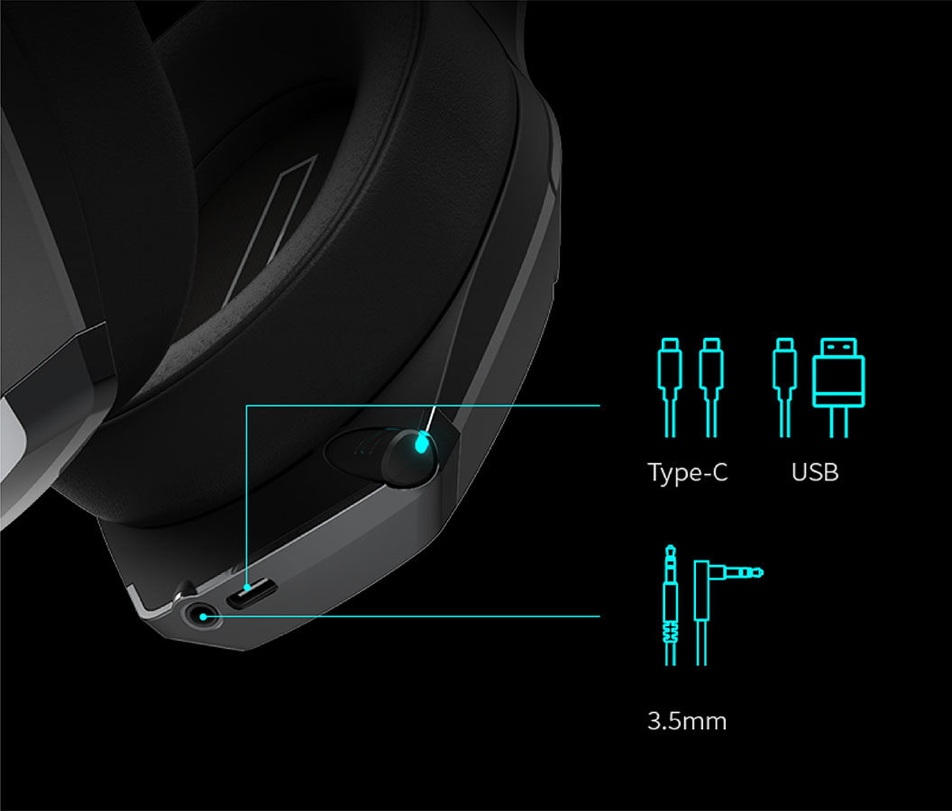 ENHANCE GX-H2 - Auriculares para juegos de computadora con almohadillas  aislantes de ruido, micrófono ajustable y controles de volumen integrados  para