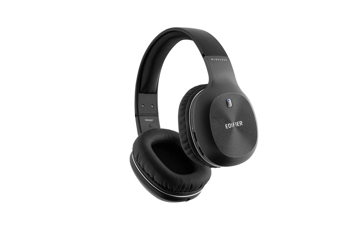 BLUETOOTH STEREO HEADPHONES - W800BT - BLACK - Multiset