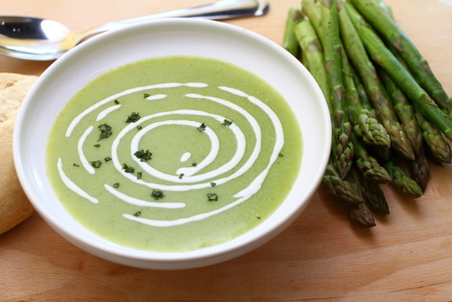 Almond Asparagus Soup Recipe - Ventray Kitchen