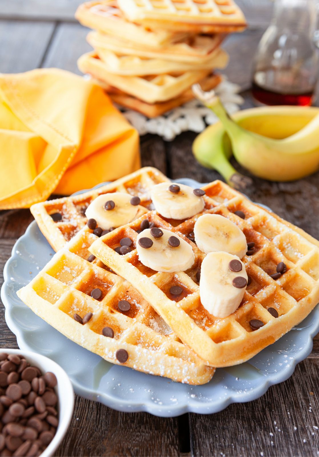 Classic Chocolate Chip Waffles Recipe Ventray Kitchen